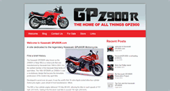 Desktop Screenshot of kawasakigpz900r.com